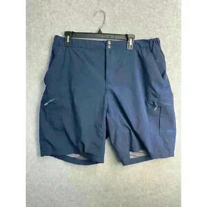 Reel Life Fishing Water Shorts Mens Size XL Mesh Liner Pockets Blue 8”In Swim